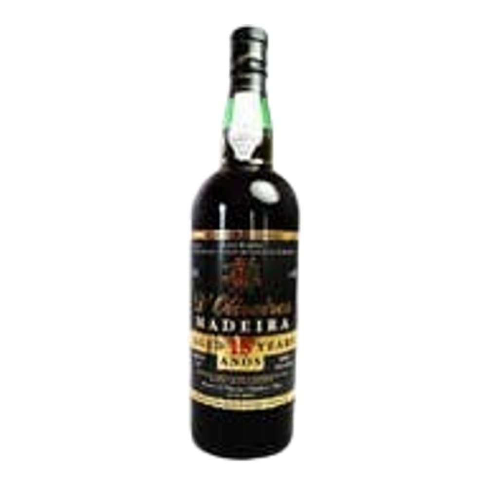 A bottle of Harveys Bristol Cream sherry wine displayed against a plain white background.